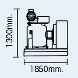 Machine à écailles SPLIT - Prod. (24H): +/- 5000kg  - Glace à écailles (1,5 - 2,2mm) - SCALA5000SPLIT - CODIGEL