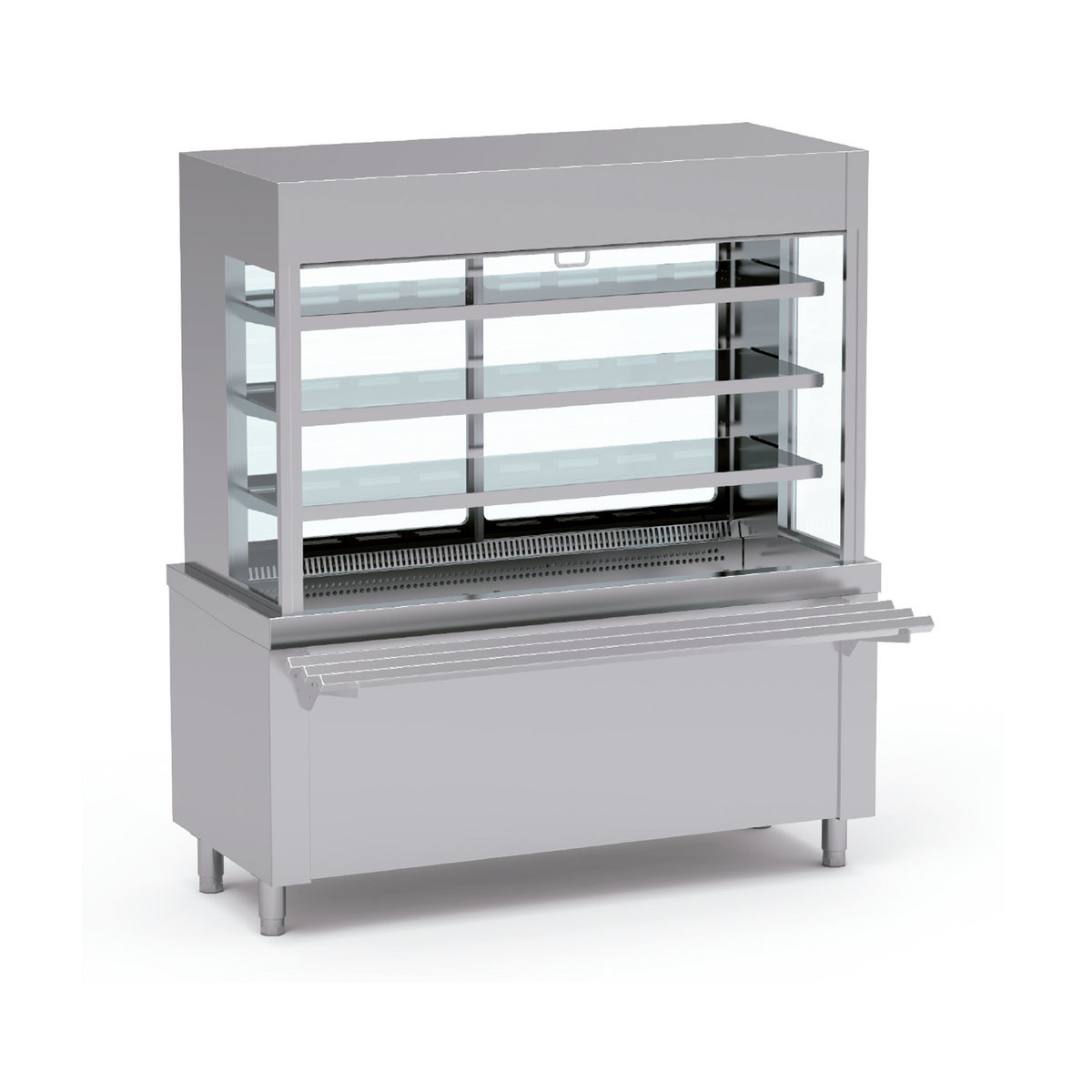 Meuble avec vitrine et cuve sans réserve - SIVPPN-160 - CODIGEL