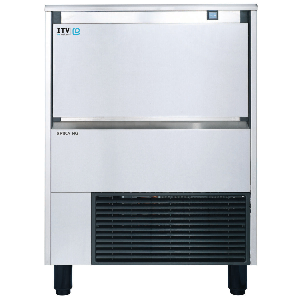 Machine à glaçons à évaporateur vertical - Prod. (24H): 99kg - Refroidissement AIR - Glaçons cube 12 g - Avec pompe de vidange intégrée - SNG100A-DP - CODIGEL
