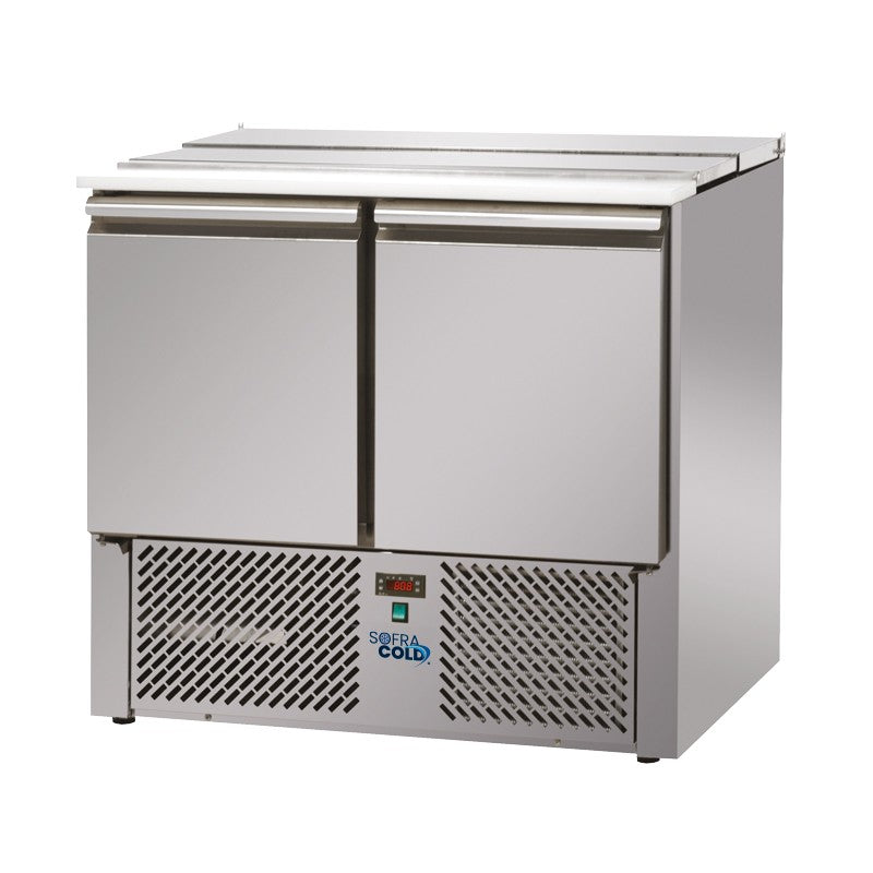 SOFRACOLD - Mini saladette - 2 portes - GN 1/1 - 220 L - SRM2P