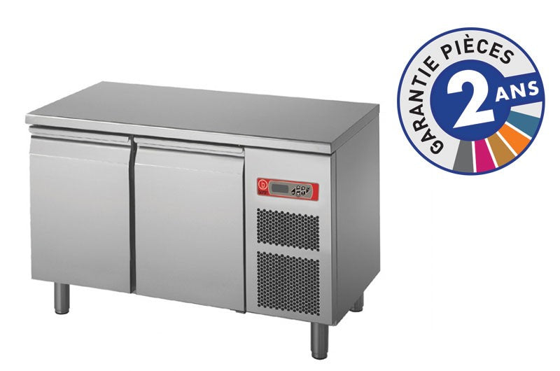 Soubassement réfrigéré positif -  2 portes  - 140 L - BR12CP01-2 - Baron