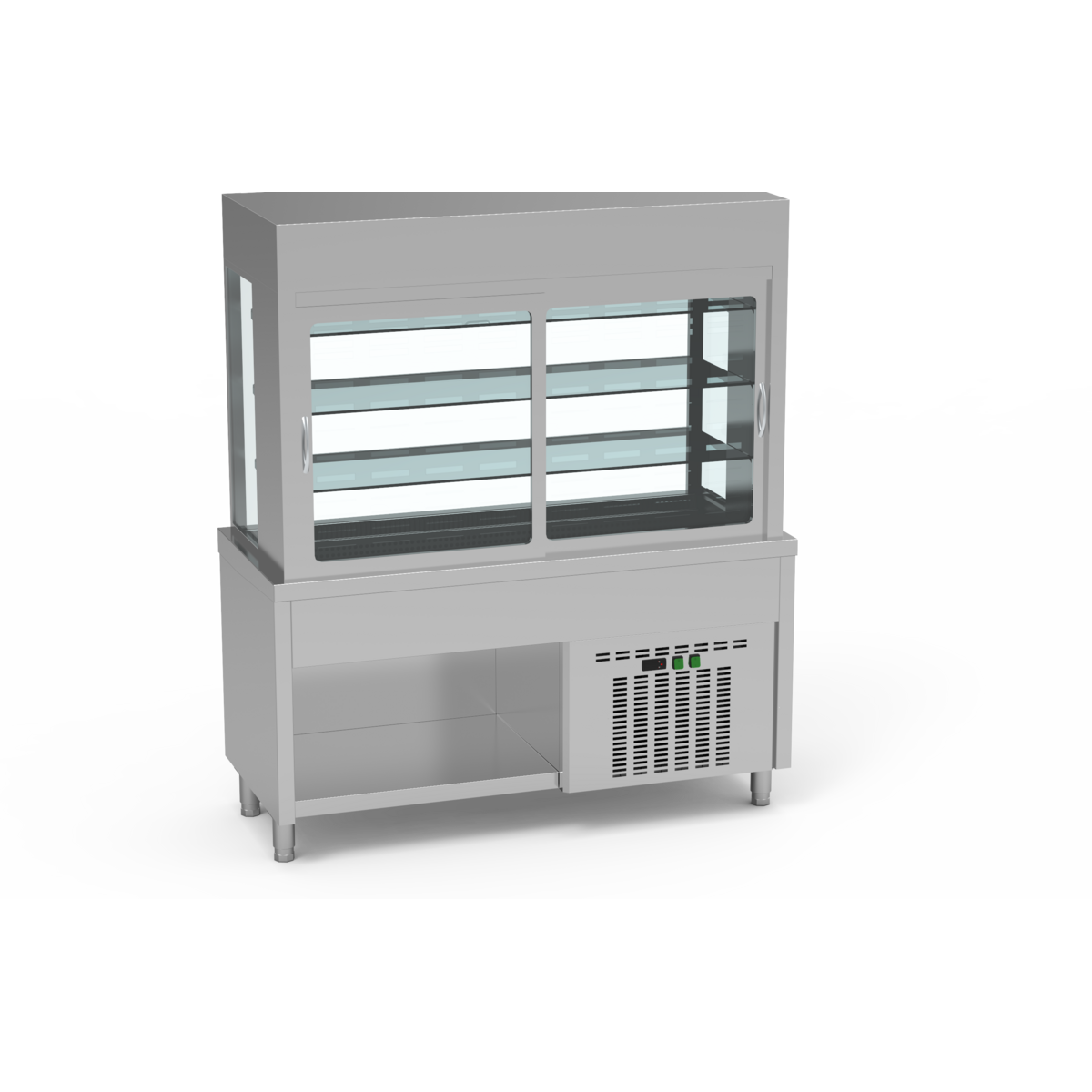 Meuble + vitrine réfrigérée 3 niveaux - SVPPN-160 - CODIGEL