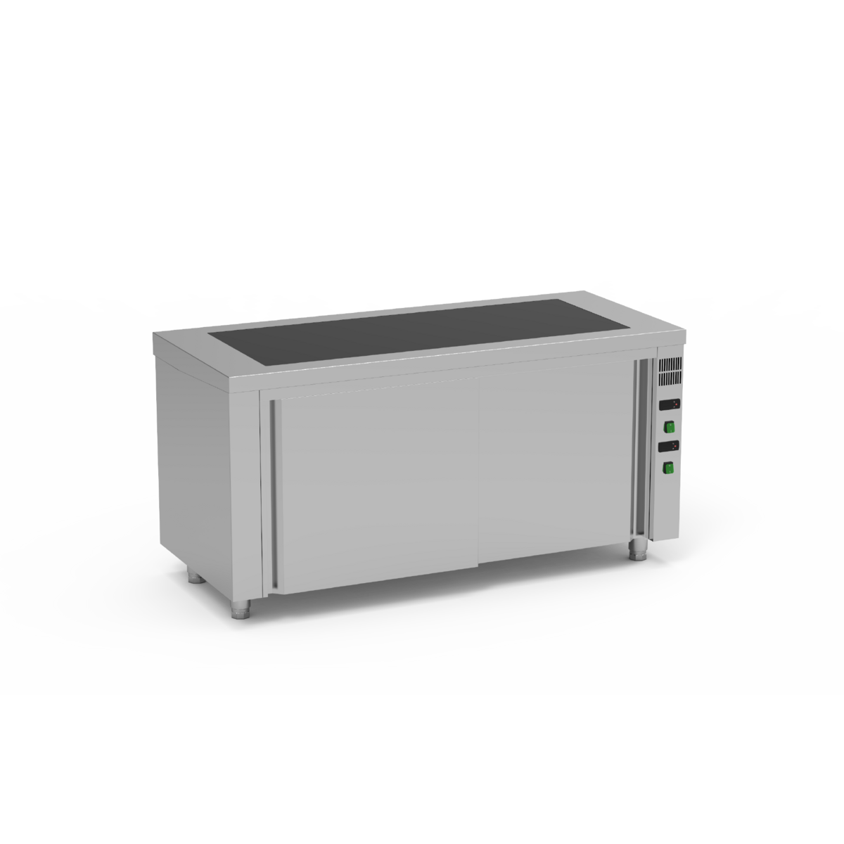 Meuble vitrocéramique avec réserve chaude - SVTR-120 - CODIGEL