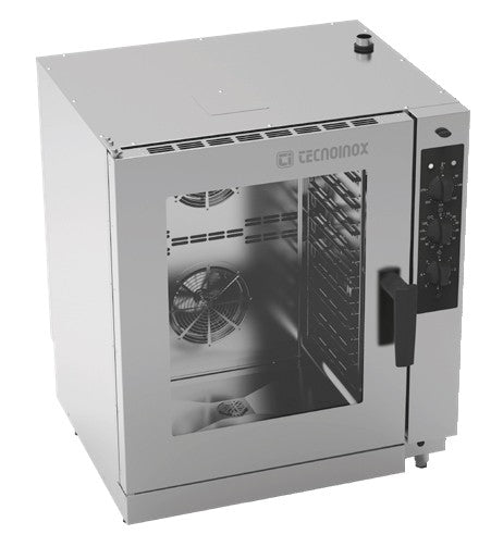 Tecnoinox - Four mixte électrique à injection directe avec commandes mécaniques - 6,25 kW - Gamme TECNOCOMBI - FMI4EMMONO