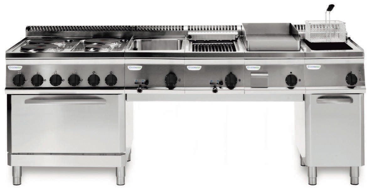 Tecnoinox - Main courante - Longueur 1050 mm - Largeur 100 mm - Gamme 700 - Module 350 - 220680