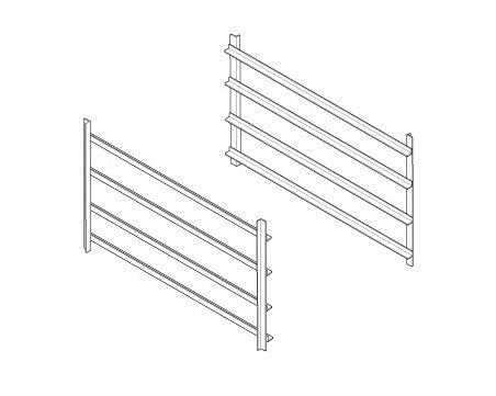 Tecnoinox - Jeu de glissières pour placard largeur 400 mm sauf pour les fourneaux - 399502