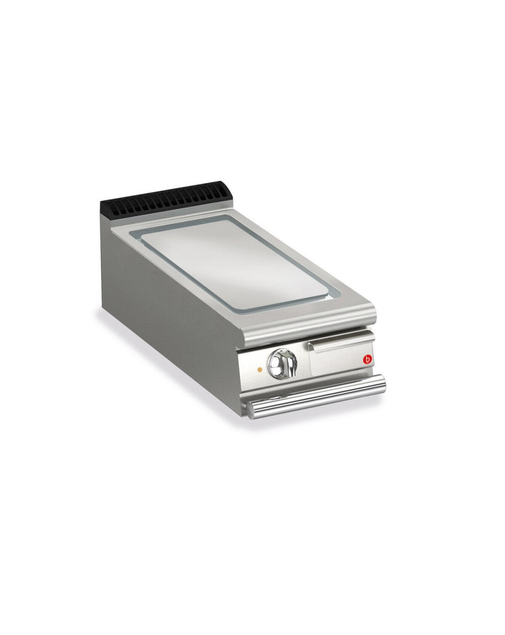 Top plancha électrique - Plaque lisse 17,3 dm² - AISI 430 - Larg. 400 mm - 305 x 490 - Gamme QUEEN 700 -  70QSFTE403 - Baron