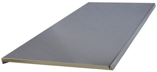 Unifrigor - Plan de travail inox pour arrière-bars groupe logé - 2 petites portes - Sans dosseret - Longueur 1240 mm - 119430