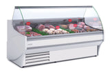 Vitrine horizontale 1100, inox AISI-304, classe 4