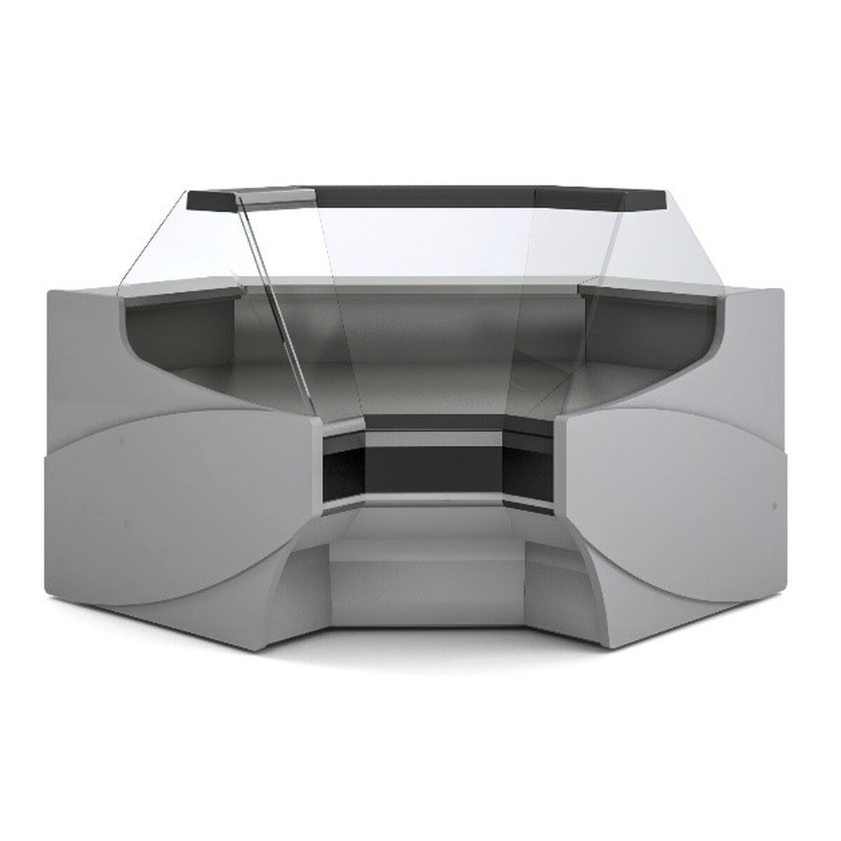 Vitrine d'angle pour gamme VEP-9 - VEP-9-AN90-RR - CODIGEL
