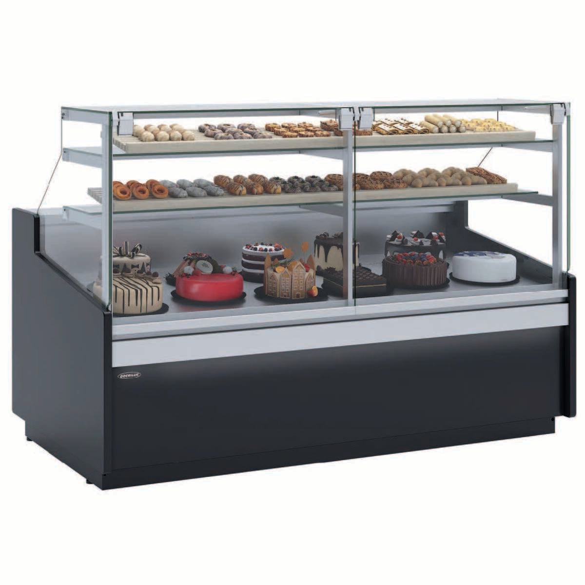 Vitrines pâtissières profondeur 1100 - VEPR-10E-10-RC-TF - CODIGEL