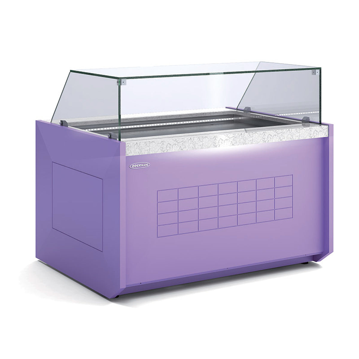 Vitrine avec fond réglable en hauteur - VER-10-10-TF - CODIGEL
