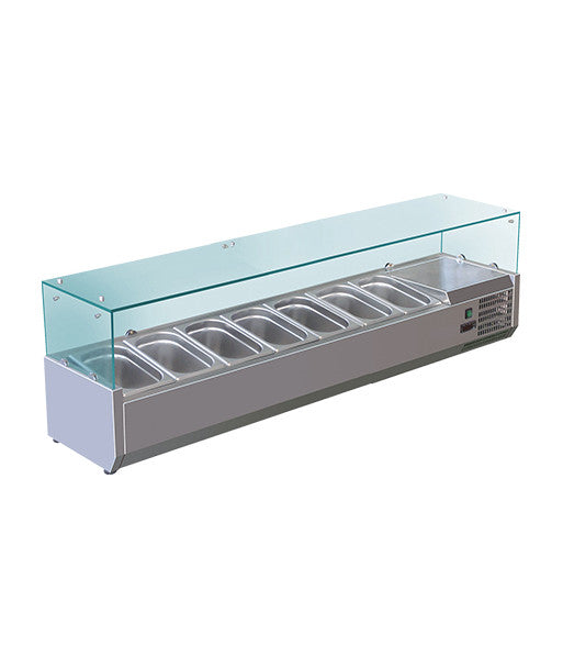 VITRINETTE REFRIGEREE - 7 BACS - GN 1/3