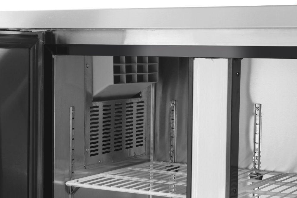 Réfrigérateur comptoir avec trois portes Kitchen Line 390L, Arktic, Kitchen Line, 291L, 230V/270W, 1800x600x(H)850mm