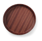Plateau woodform, HENDI, Acajou, ø360x(H)30mm