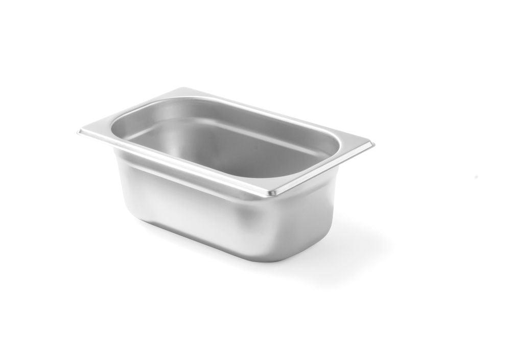 Bac Gastronorme 1/4, HENDI, Budget Line, GN 1/4, 1,8L, 265x162x(H)65mm