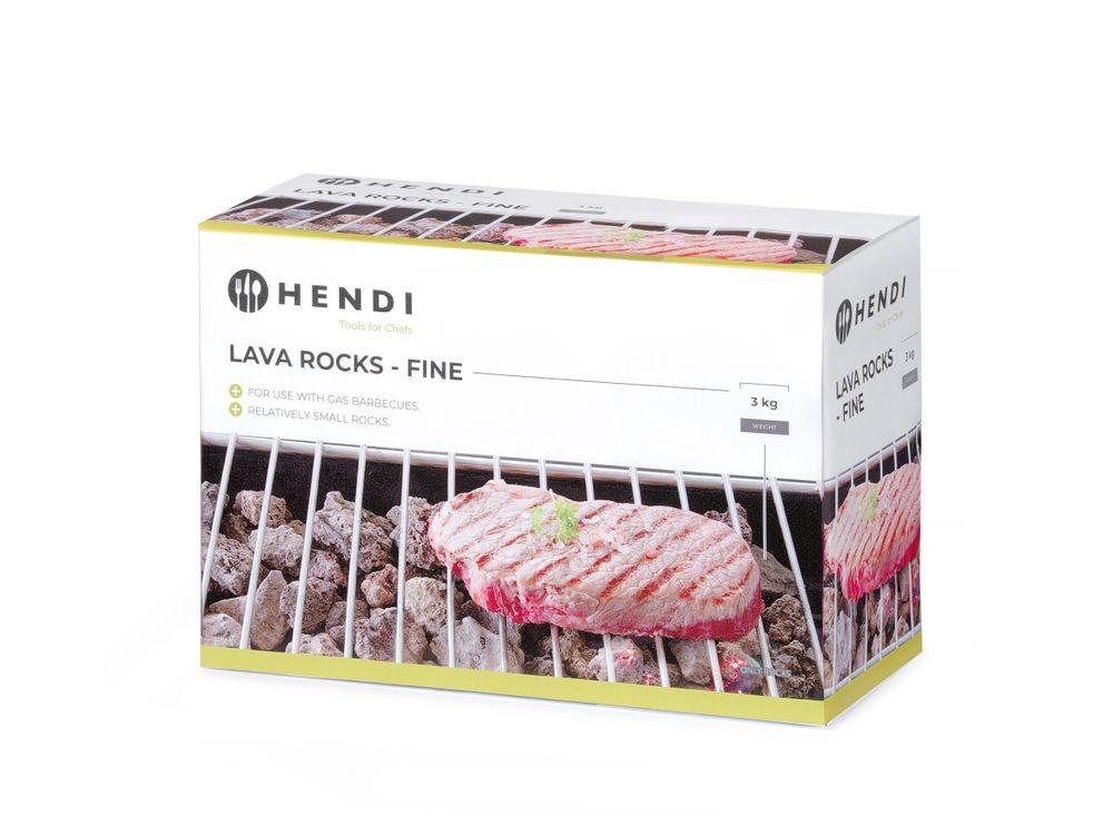 Pierres de lave - fine, HENDI, carton