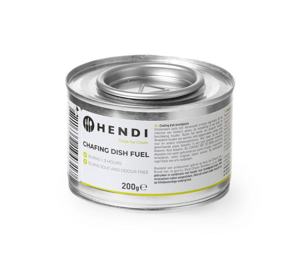 Pâte combustible pour chafing dish en boîte NL DE FR EN, HENDI, 24 u