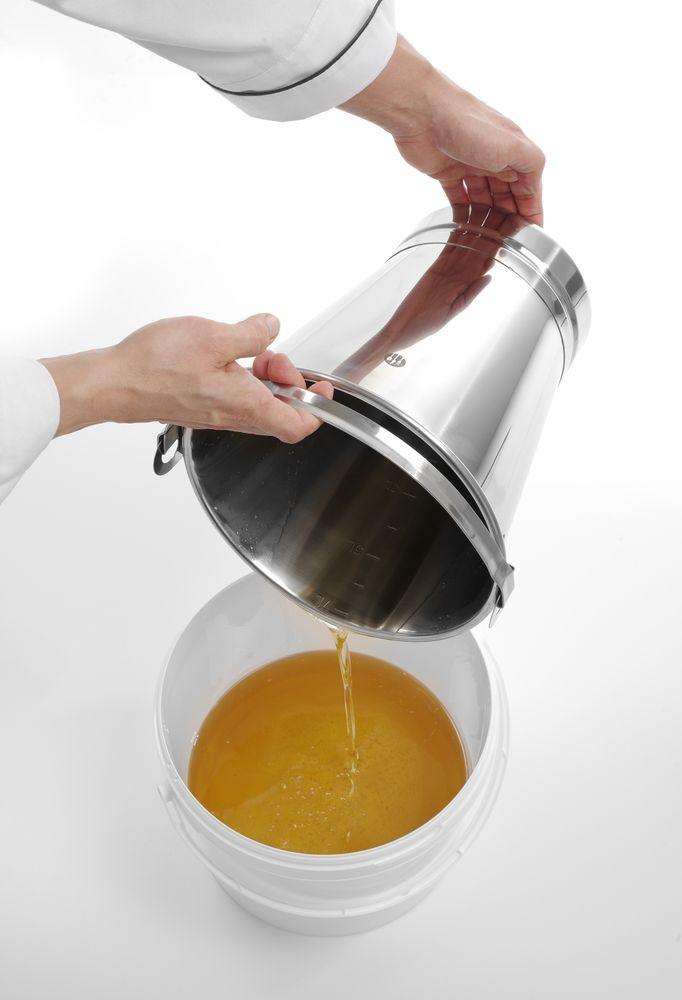 Seau, HENDI, 11,5L, Blanc, ø300x(H)230mm