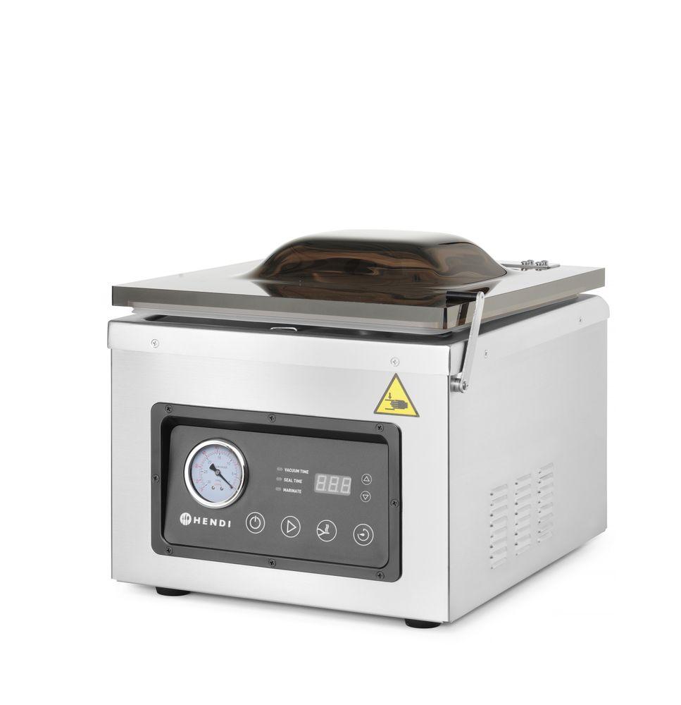 Machine à emballer sous vide avec chambre Profi Line 300, HENDI, Profi Line, bande de soudure 300 mm, 230V/950W, 359x425x(H)366mm