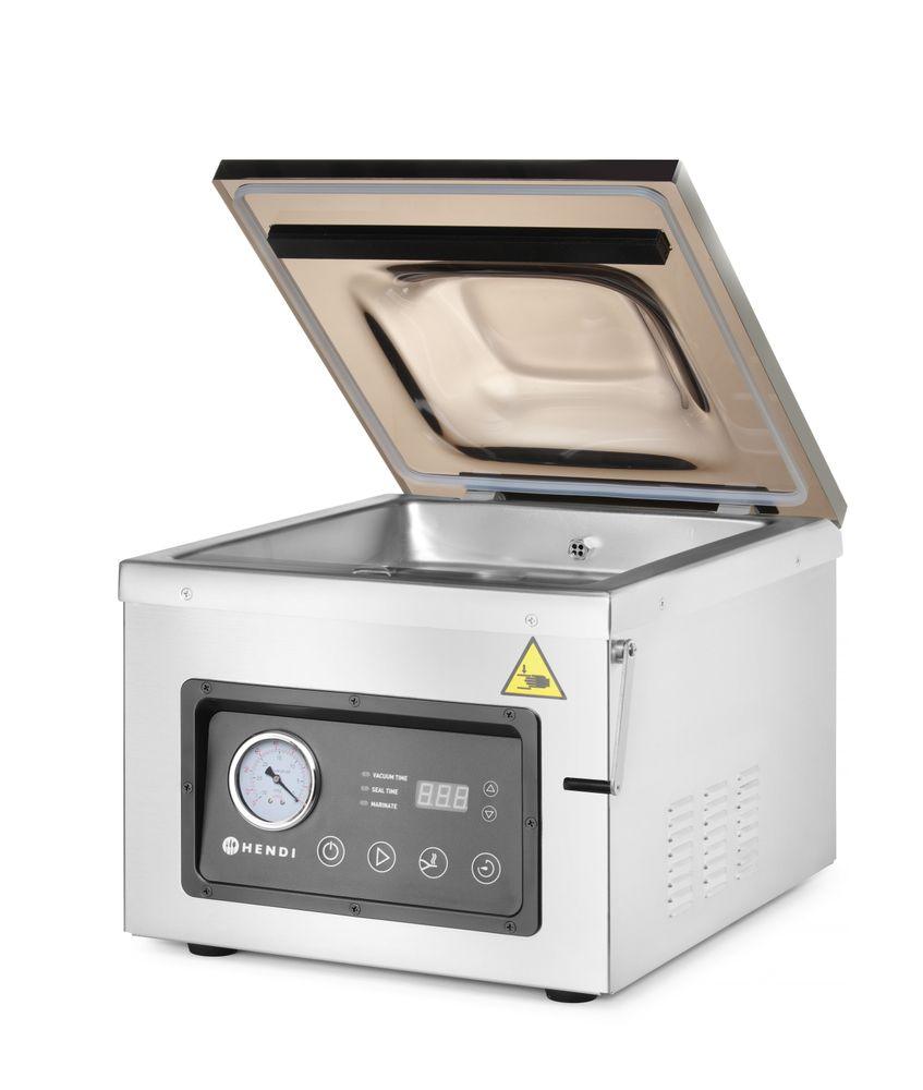 Machine à emballer sous vide avec chambre Profi Line 300, HENDI, Profi Line, bande de soudure 300 mm, 230V/950W, 359x425x(H)366mm