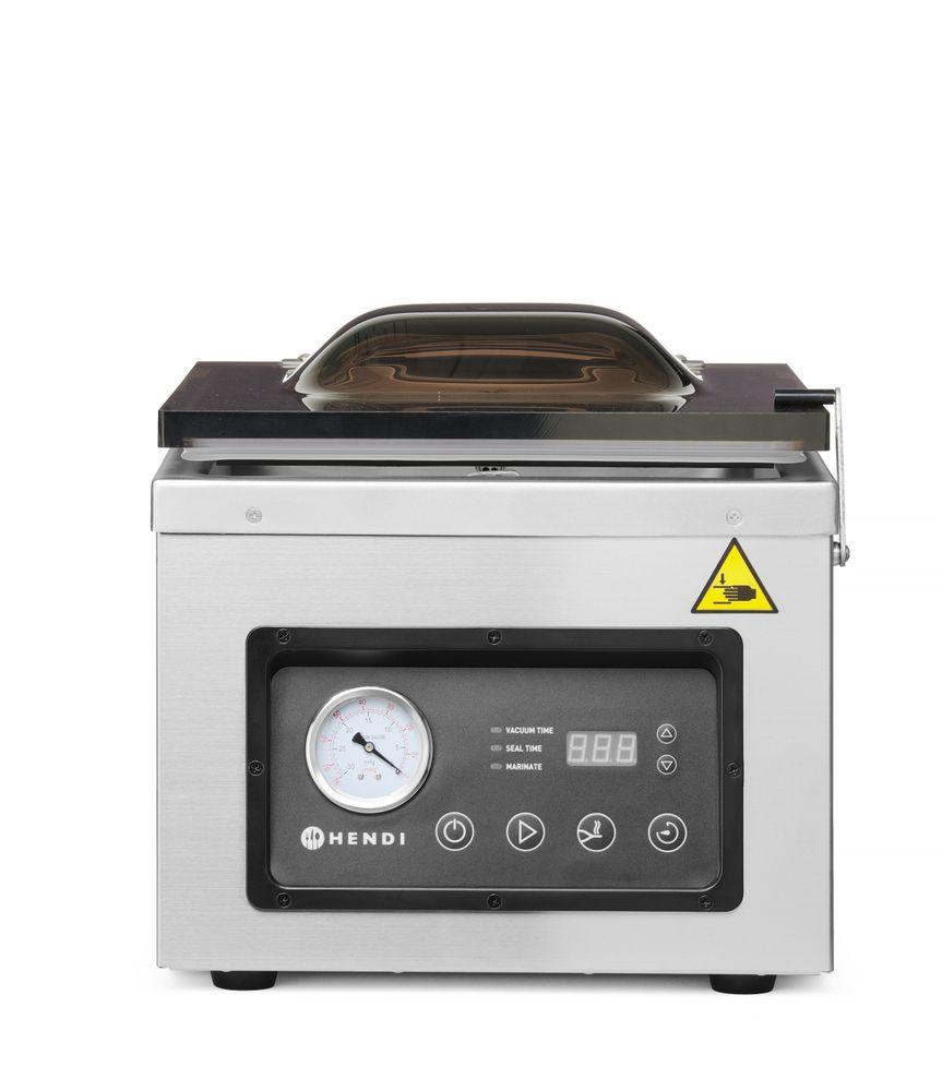 Machine à emballer sous vide avec chambre Profi Line 300, HENDI, Profi Line, bande de soudure 300 mm, 230V/950W, 359x425x(H)366mm
