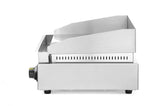 Grill - moitié rainuré, HENDI, Profi Line, 1/2 lisse, 1/2 rainuré, 230V/2400W, 550x380x(H)240mm