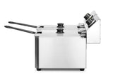 Friteuse Kitchen Line - 2x 8L, HENDI, Kitchen Line, 16L, 230V/7000W, 550x430x(H)345mm