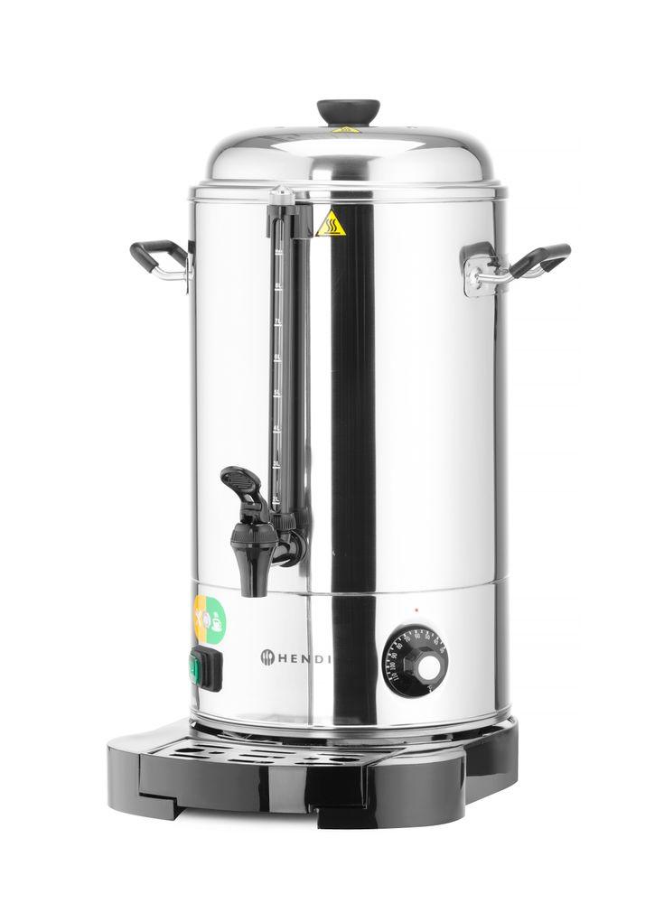 Distributeur à boissons chaudes à double paroi, HENDI, 9L, 230V/2200W, 343x345x(H)517mm