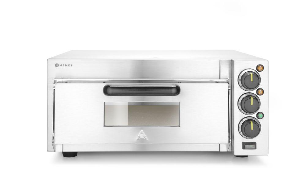 Four à pizza compact, HENDI, Argent, 230V/2000W, 580x560x(H)275mm