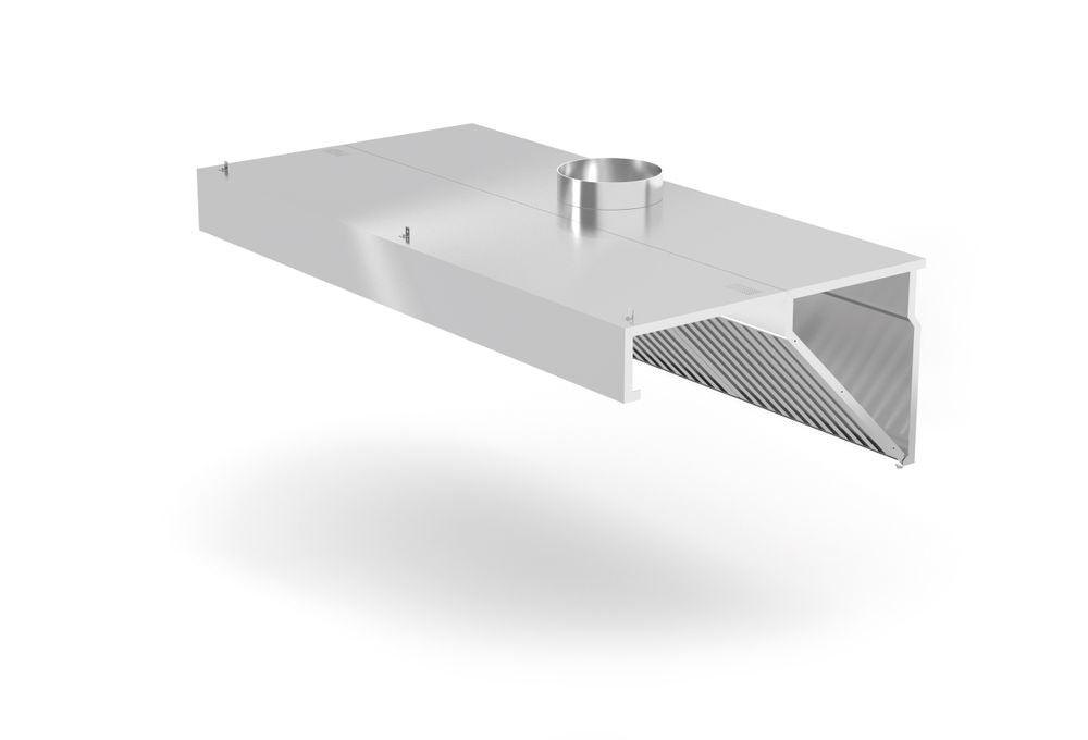 Hotte aspirante murale, HENDI, Profi Line, avec éclairage LED, 1200x700x(H)450mm