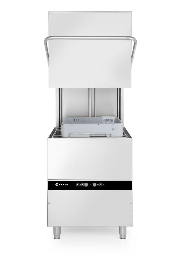 Lave-vaisselle à capot - commande électronique, HENDI, 750x880x(H)1412mm