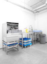 Lave-vaisselle 50x50 - commande électronique, HENDI, 400V/6600W, 570x600x(H)830mm