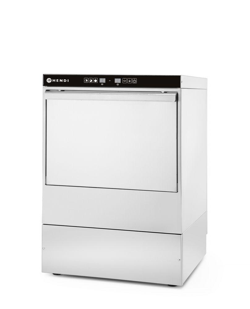 Lave-vaisselle 50x50 - commande électronique, HENDI, 400V/6600W, 570x600x(H)830mm