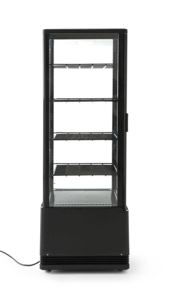 Vitrine de table grand modèle, 98 litres, Arktic, Noir, 230V/210W, 452x406x(H)1116mm