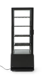 Vitrine de table grand modèle, 98 litres, Arktic, Noir, 230V/210W, 452x406x(H)1116mm