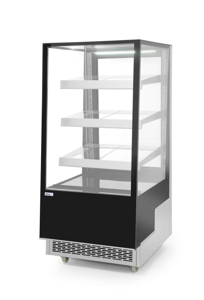Vitrines réfrigérées avec 3 étagères inclinées, Arktic, 300L, 230V/480W, 650x805x(H)1445mm