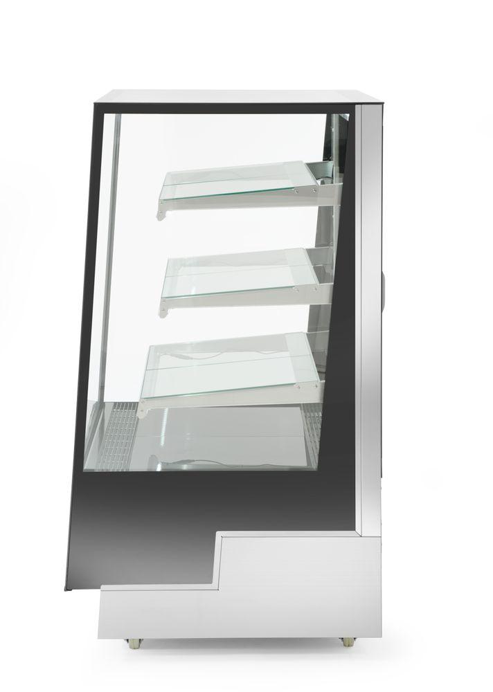 Vitrines réfrigérées avec 3 étagères inclinées, Arktic, 300L, 230V/480W, 650x805x(H)1445mm