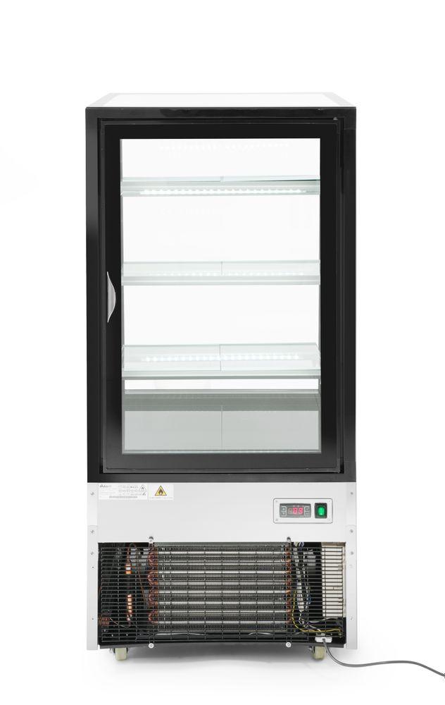 Vitrines réfrigérées avec 3 étagères inclinées, Arktic, 300L, 230V/480W, 650x805x(H)1445mm