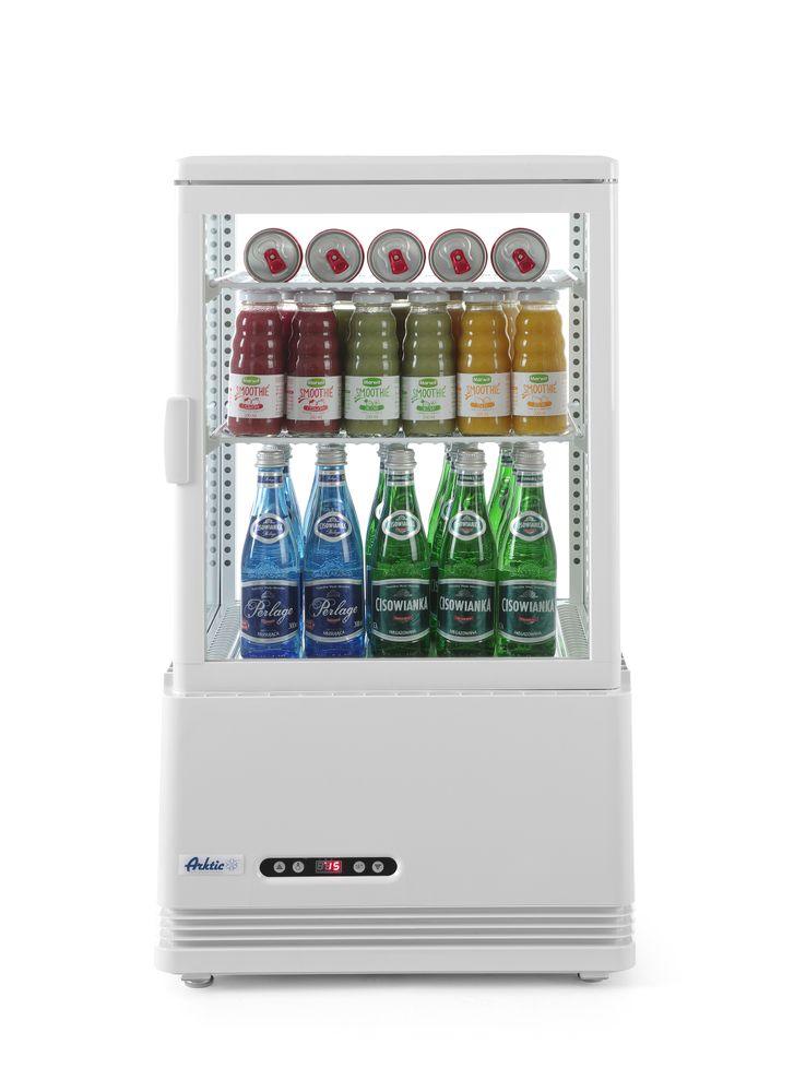 Vitrine de table, 58 litres, Arktic, Blanc, 230V/170W, 452x406x(H)816mm