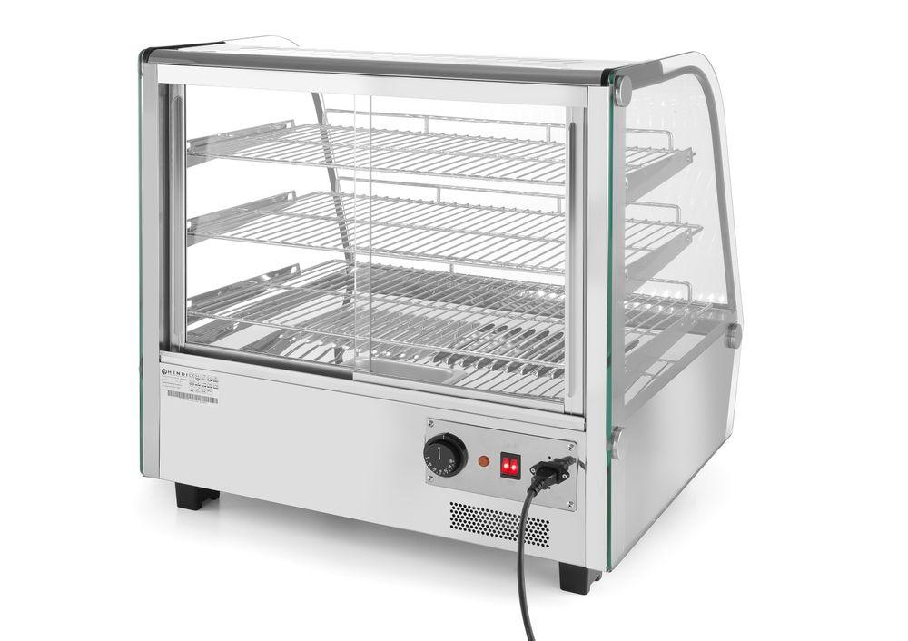Vitrine de table chauffante trois niveaux, HENDI, 160 lites, 230V/1500W, 857x568x(H)686mm