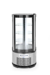 Vitrine de présentation pâtisserie ronde , Arktic, 100L, 230V/210W, ø480x(H)1030mm
