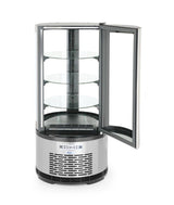 Vitrine de présentation pâtisserie ronde , Arktic, 100L, 230V/210W, ø480x(H)1030mm