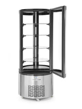 Vitrine de présentation pâtisserie ronde , Arktic, 360L, 230V/460W, ø680x(H)1750mm