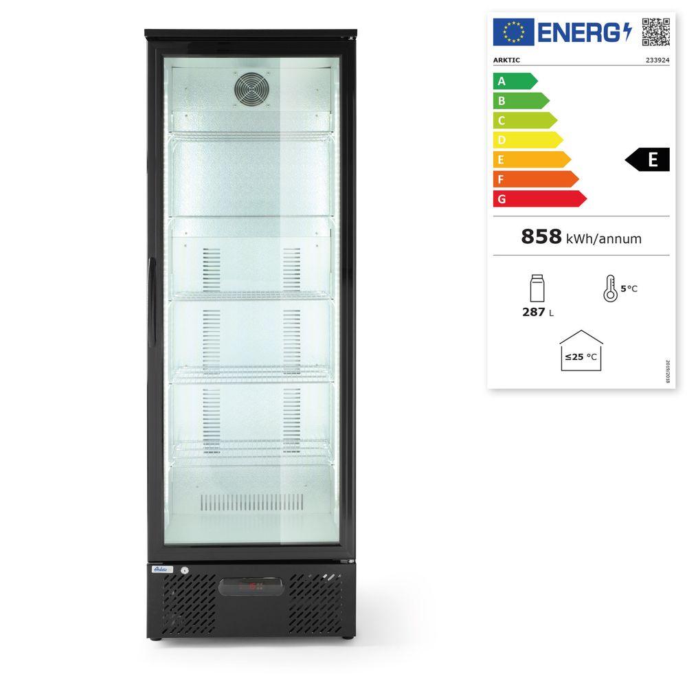 Vitrine de présentation boissons une porte 287 L, Arktic, 220-240V/240W, 600x515x(H)1820mm