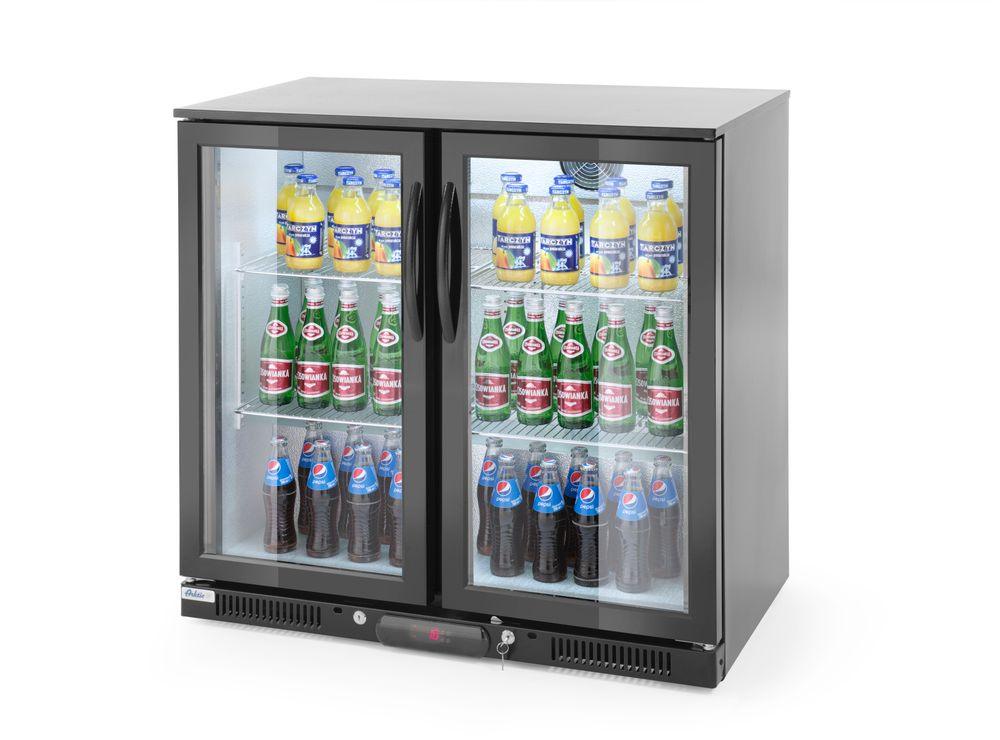 Arrière de bar réfrigèré double portes 200L, Arktic, 220-240V/160W, 900x500x(H)900mm