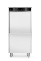 Lave-vaisselle 50x60 pour plateaux et casseroles – à commande électronique, avec système de dosage de détergent et pompe de vidange, HENDI, 400V/7100W, 595x730x(H)1340mm