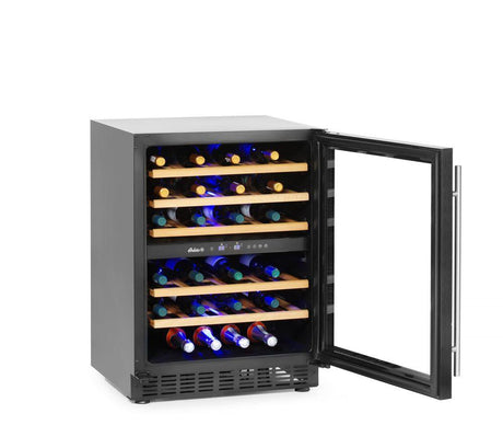 Cave à vin, 2 zones, 46 bouteilles, Arktic, 133L, 220-240V/90W, 595x588x(H)820mm