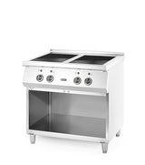 Cuisinière à induction avec 4 foyers, HENDI, 400V/17000W, 800x700x(H)870mm