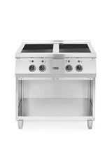 Cuisinière à induction avec 4 foyers, HENDI, 400V/17000W, 800x700x(H)870mm